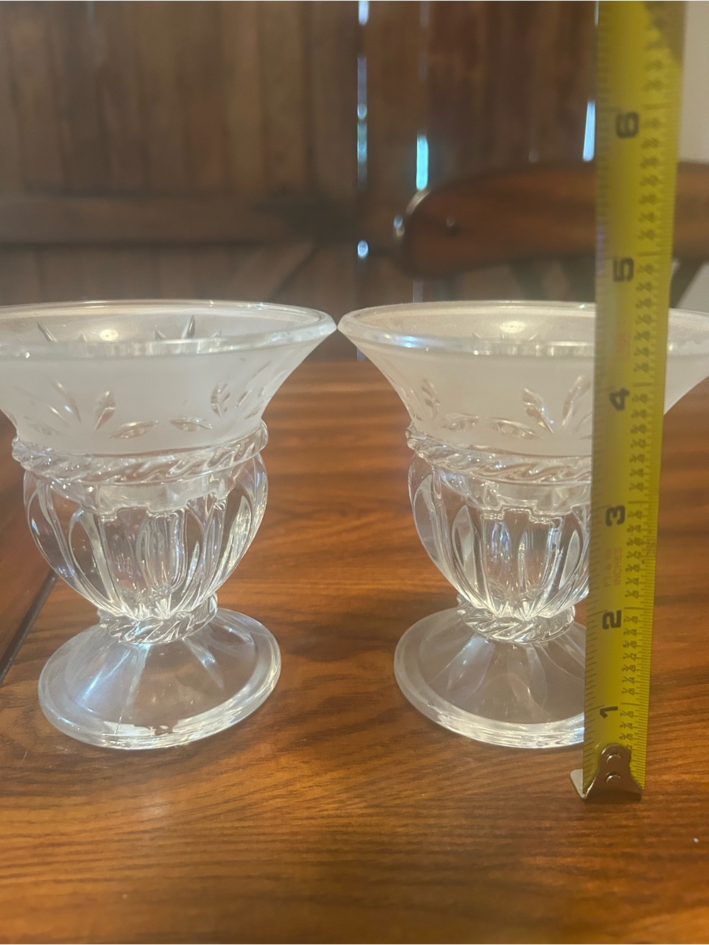 Crystal D’Arques Durand Carthage 24% Lead Crystal Candle Holder